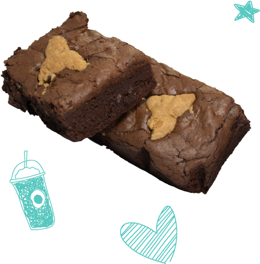 Brookies With Cute Doodles - Doodle (600x600), Png Download
