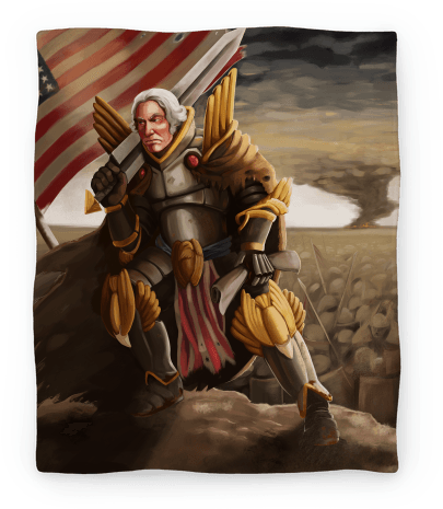 George Washington Paladin Blanket - George Washington Paladin (484x484), Png Download