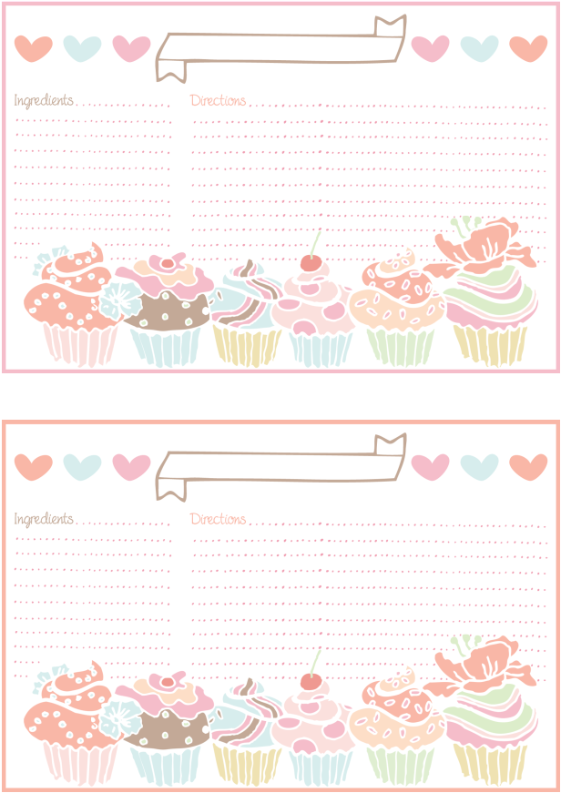 Really Cute Cupcake Tags As Well - Recipe (819x1024), Png Download