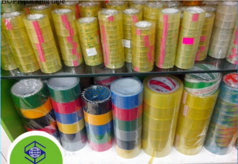 Clear Bopp Water-proof Adhesive Carton Sealing Packing - Carton Sealing Packing Tape + (800x800), Png Download