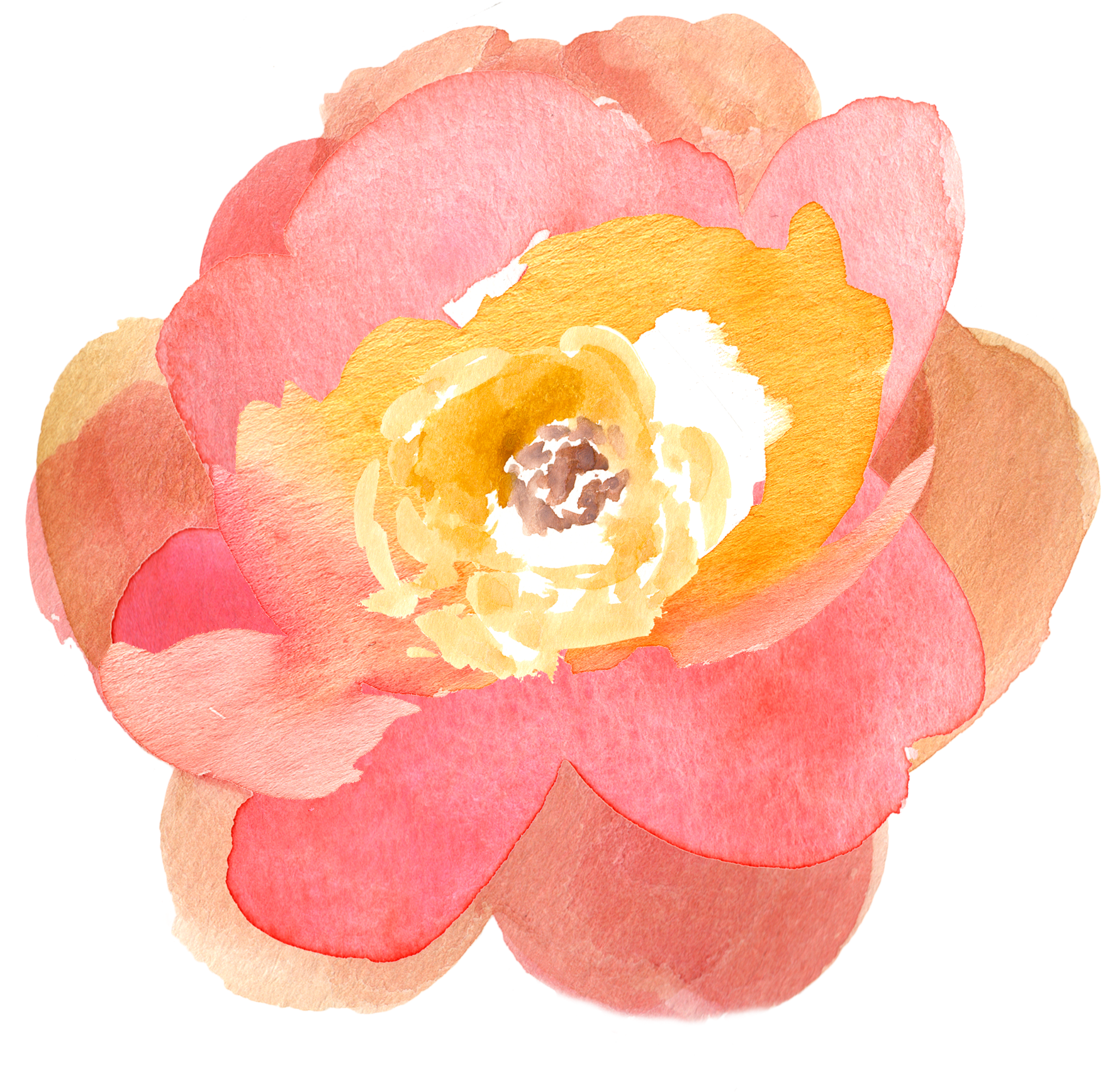 Watercolor Clipart Transparent - Flowers Clip Art Png Watercolour (1878x1791), Png Download
