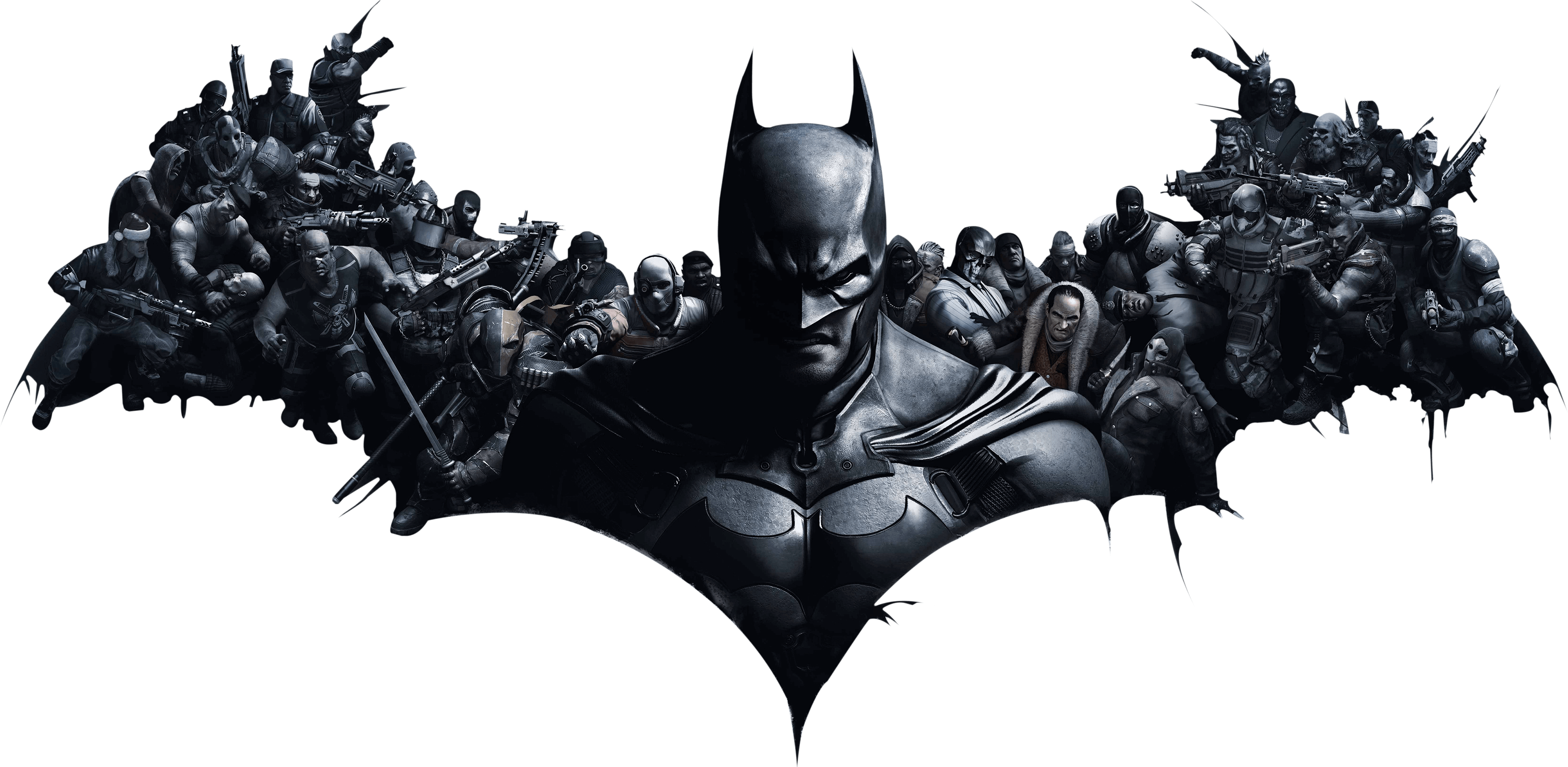 Batman Png - Poster Batman Arkham Origins (4000x1952), Png Download