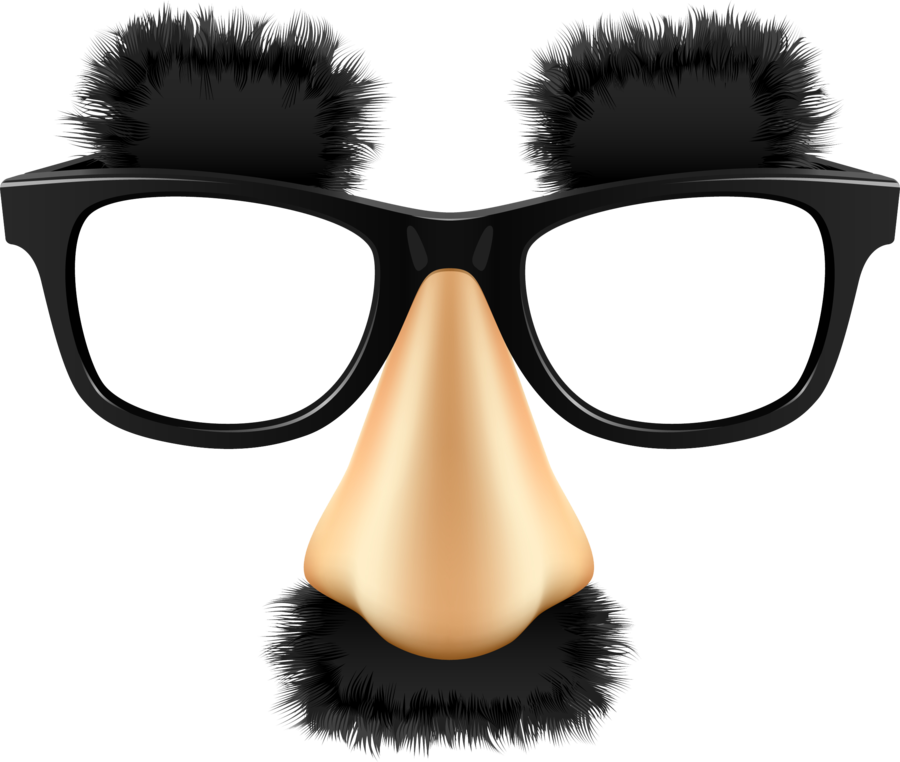 Glasses - Nose Glasses Png (900x762), Png Download