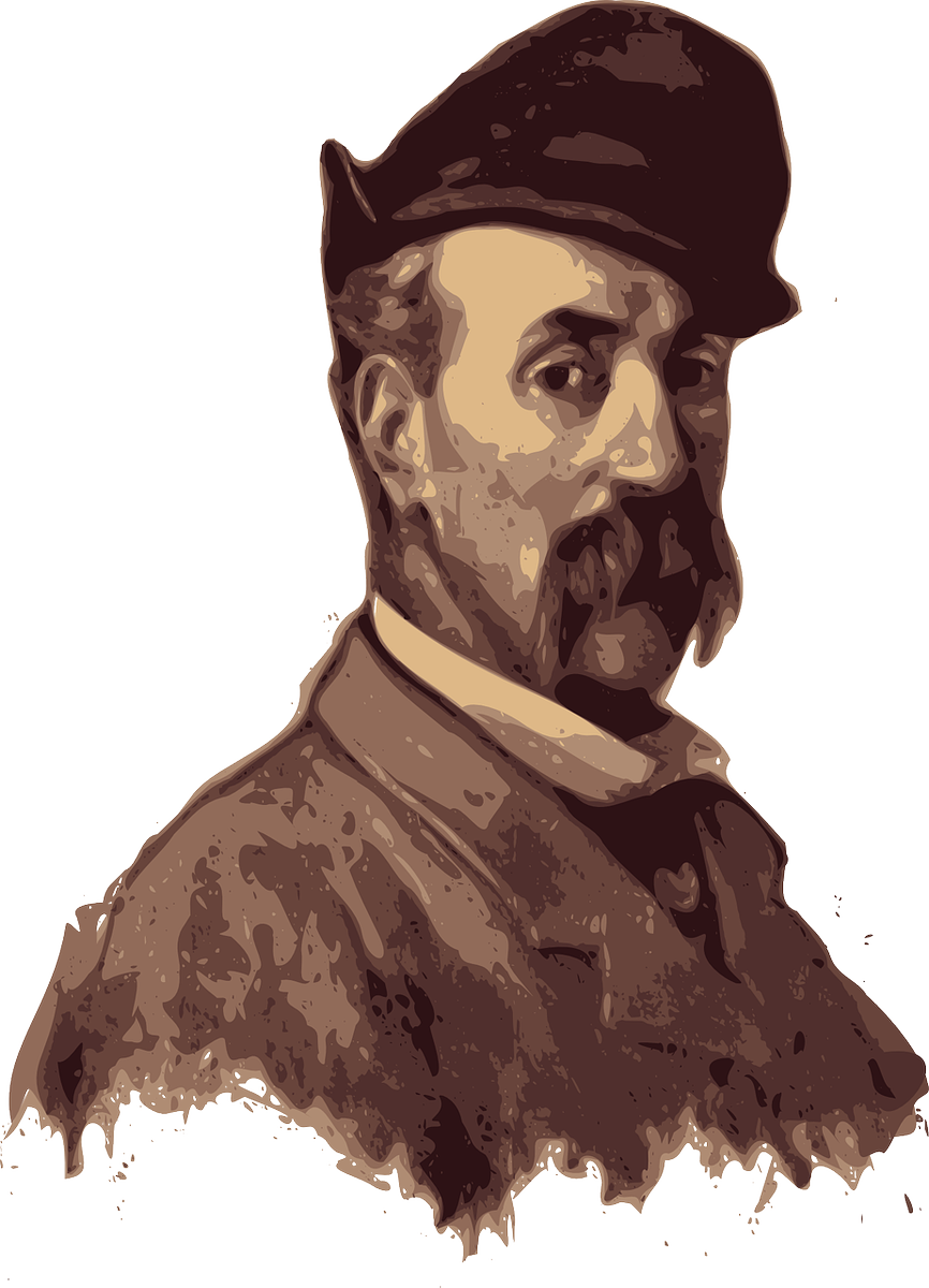 People, Man, Face, Old, Adult, Person, Male, Mustache - Giovanni Fattori (462x640), Png Download