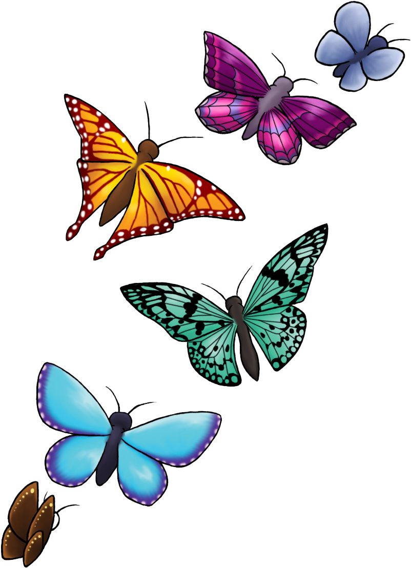 Butterfly - Butterfly Designs Png (842x1128), Png Download