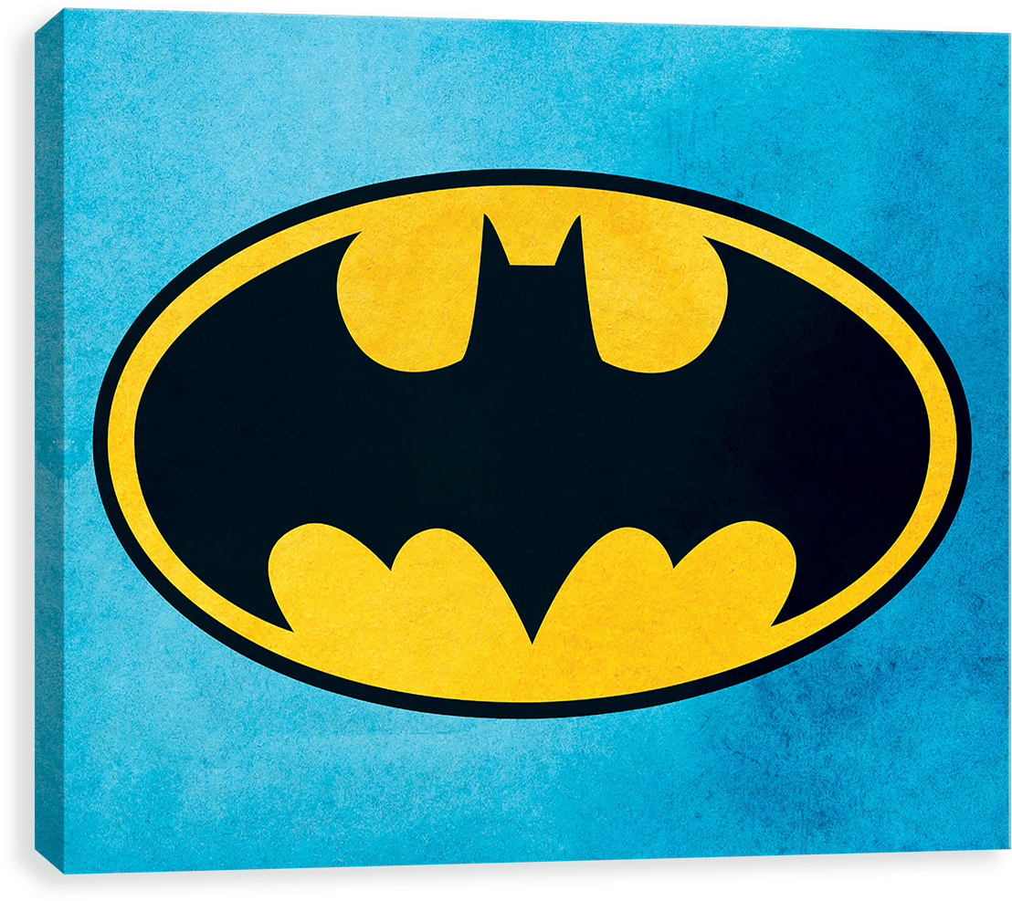 Batman Blue And Gold - Logo De Batman Azul (1280x1280), Png Download