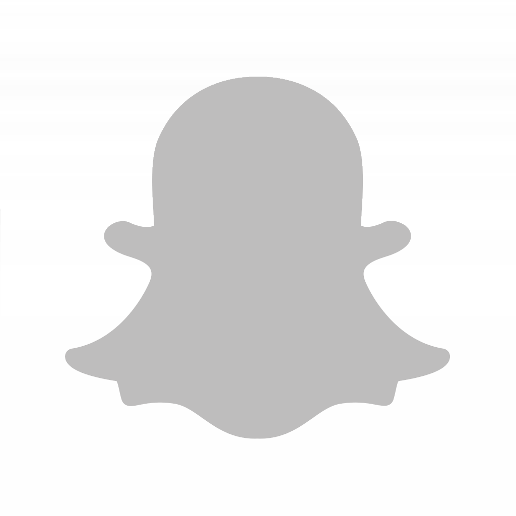 Snapchat Logo Png - Snapchat Logo Black Vector (1024x1024), Png Download