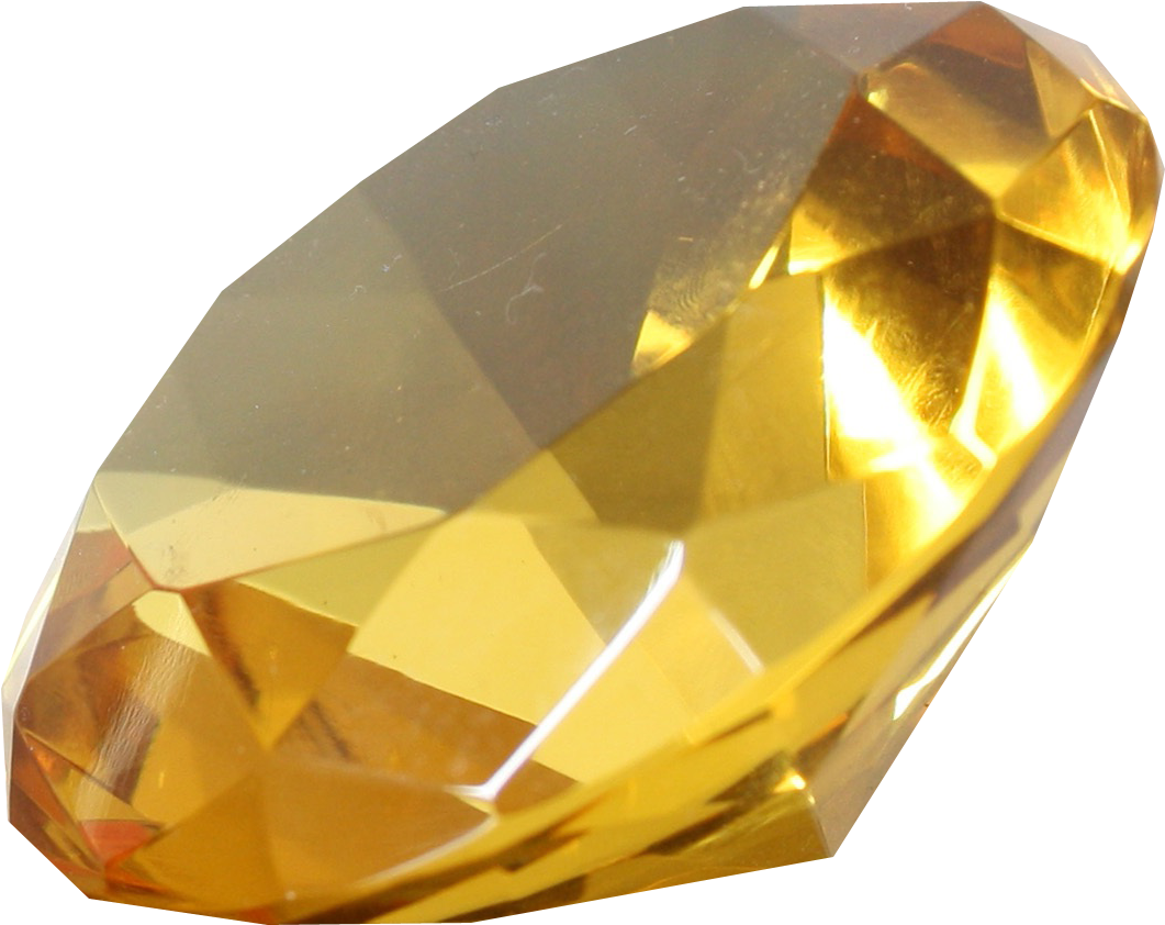 Diamond Png Transparent Image - Gold Diamond Png (500x413), Png Download