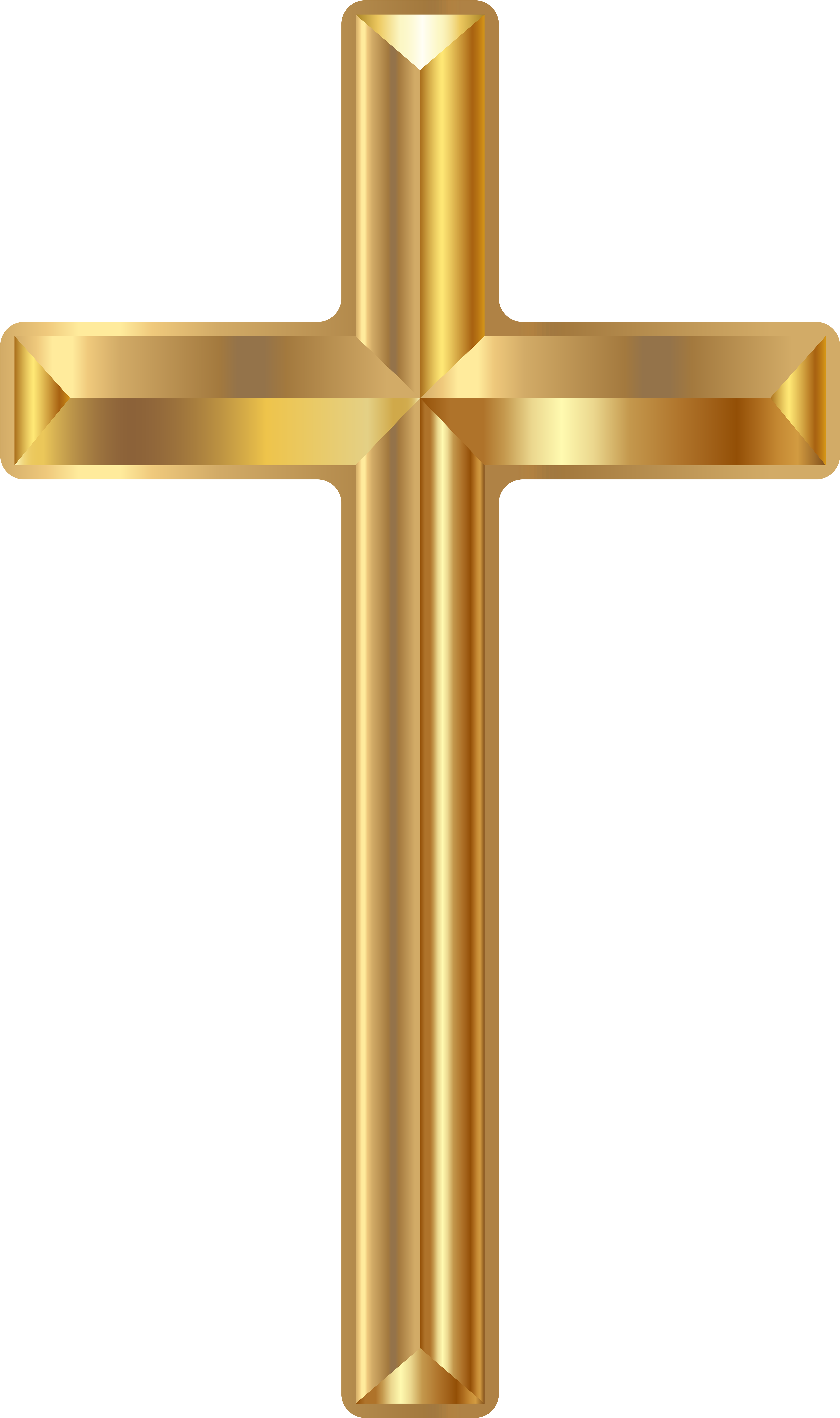 Gold Cross Png (4741x8000), Png Download