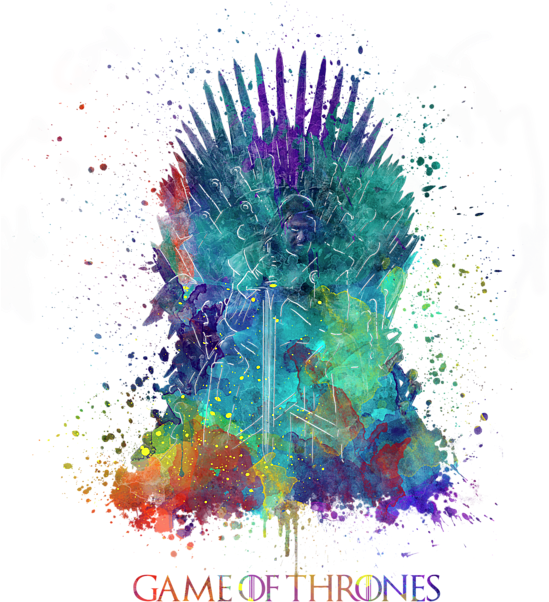 Click And Drag To Re-position The Image, If Desired - Game Of The Thrones Painting Throne (560x700), Png Download