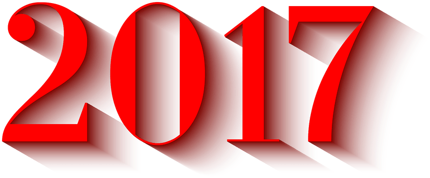 Happy New Year - آغاز سال2017 (600x259), Png Download