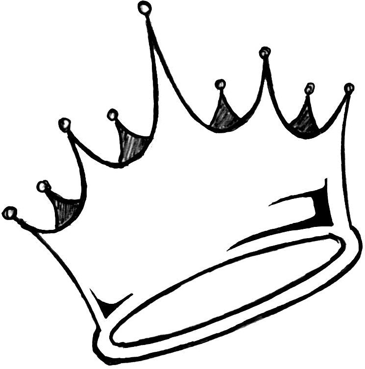 Thug Life Crown Png Pic - Crown Drawing (988x888), Png Download