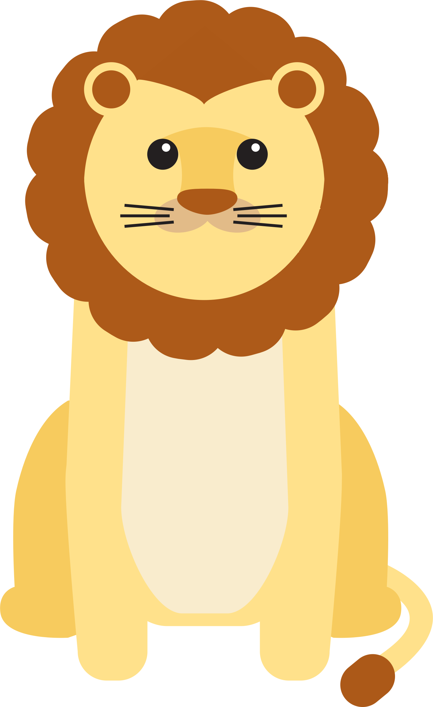This Free Icons Png Design Of Baby Lion (1470x2400), Png Download