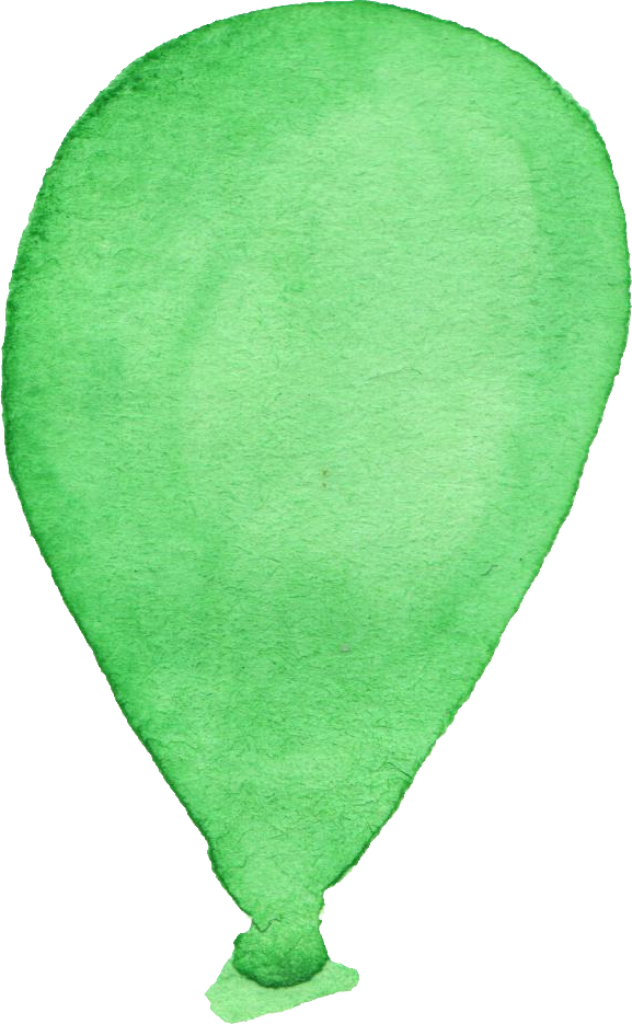 Clipart Balloons Watercolour - Balloon (577x935), Png Download