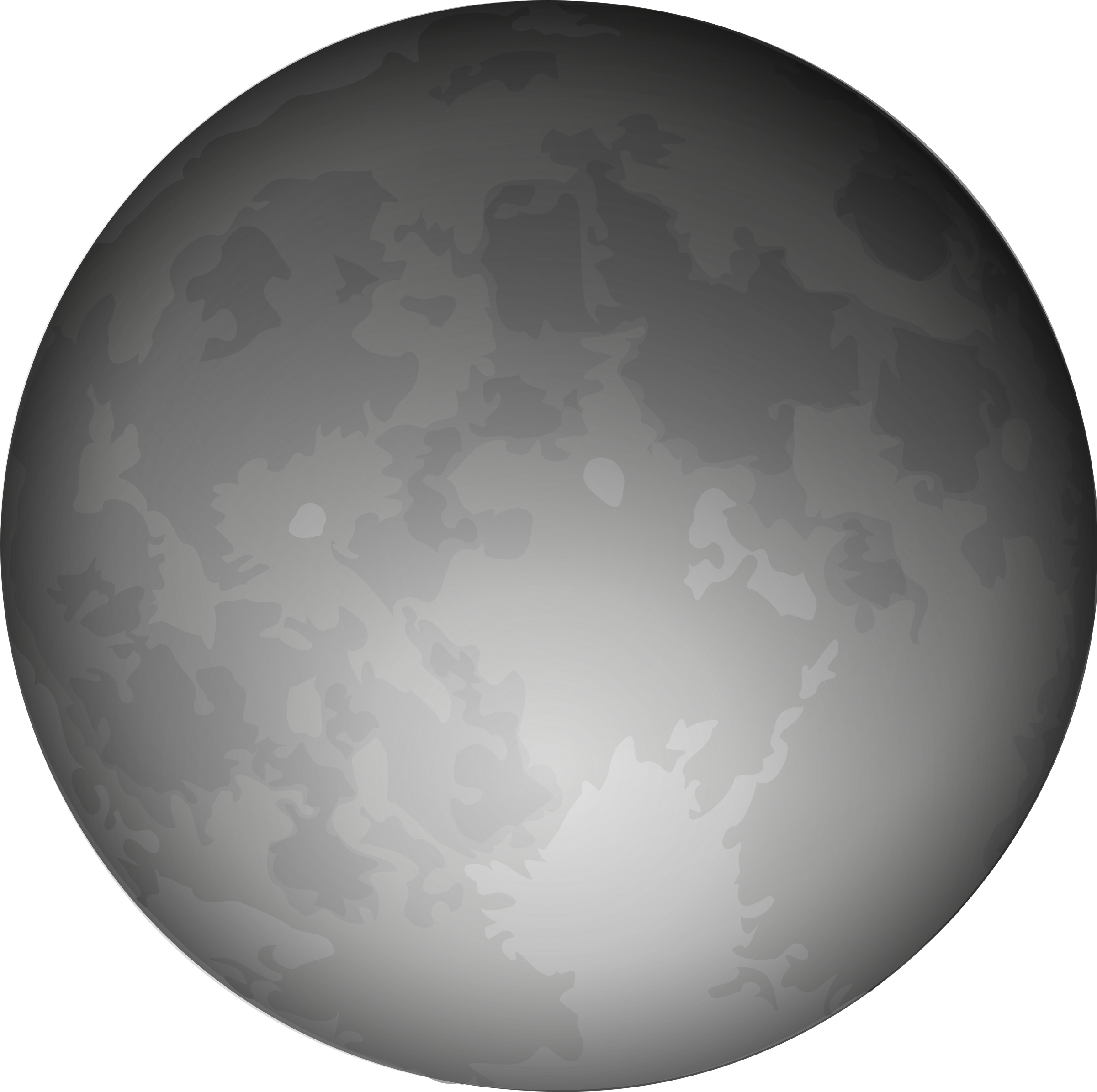 Full Moon (900x900), Png Download