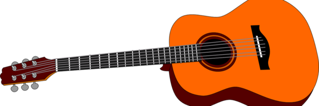 Guitar - Hair Loss (640x213), Png Download