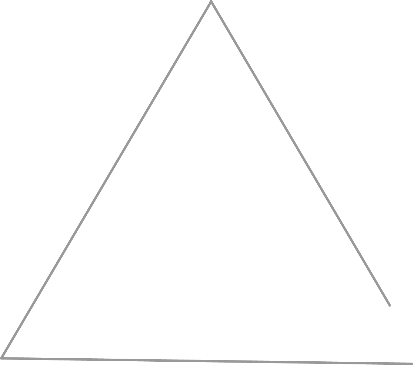 Triangle Png Free Download - Triangle (1358x1202), Png Download