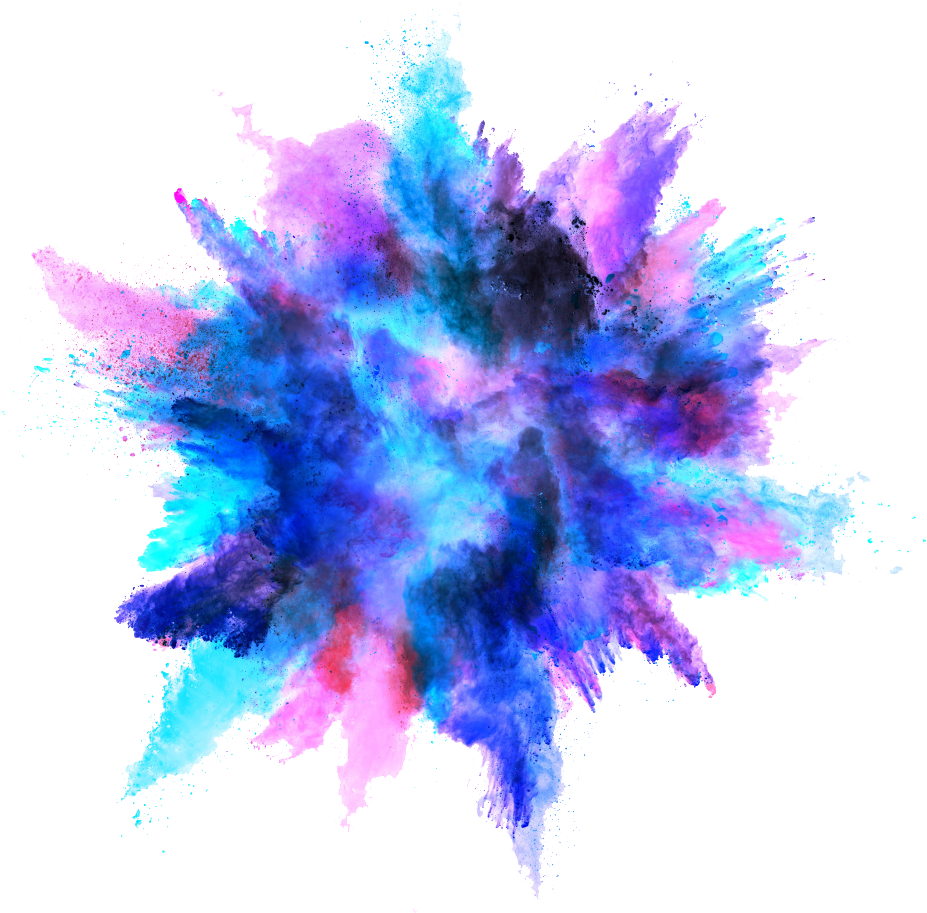 Free Png Blue Color Powder Explosion Png Images Transparent - Color Powder Explosion Png (480x480), Png Download