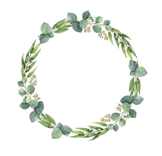 Flower Wreath Watercolor Png (400x385), Png Download