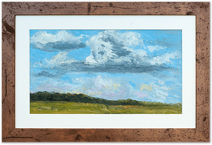 Steam Train Clouds At Shelby Farms - Picture Frame (440x340), Png Download