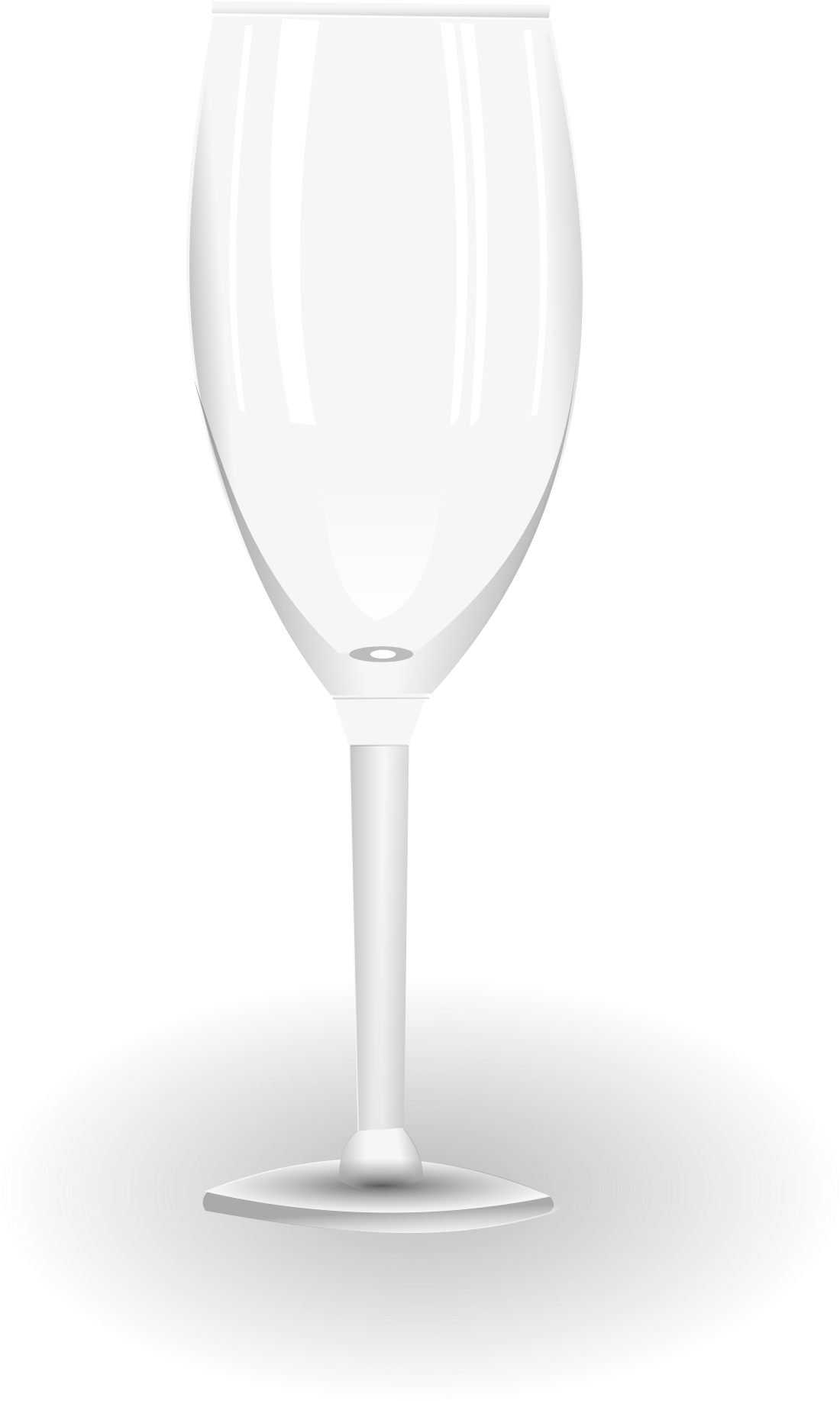 White Wine Glass Png Clip Art Image - Champagne Stemware (1697x2400), Png Download