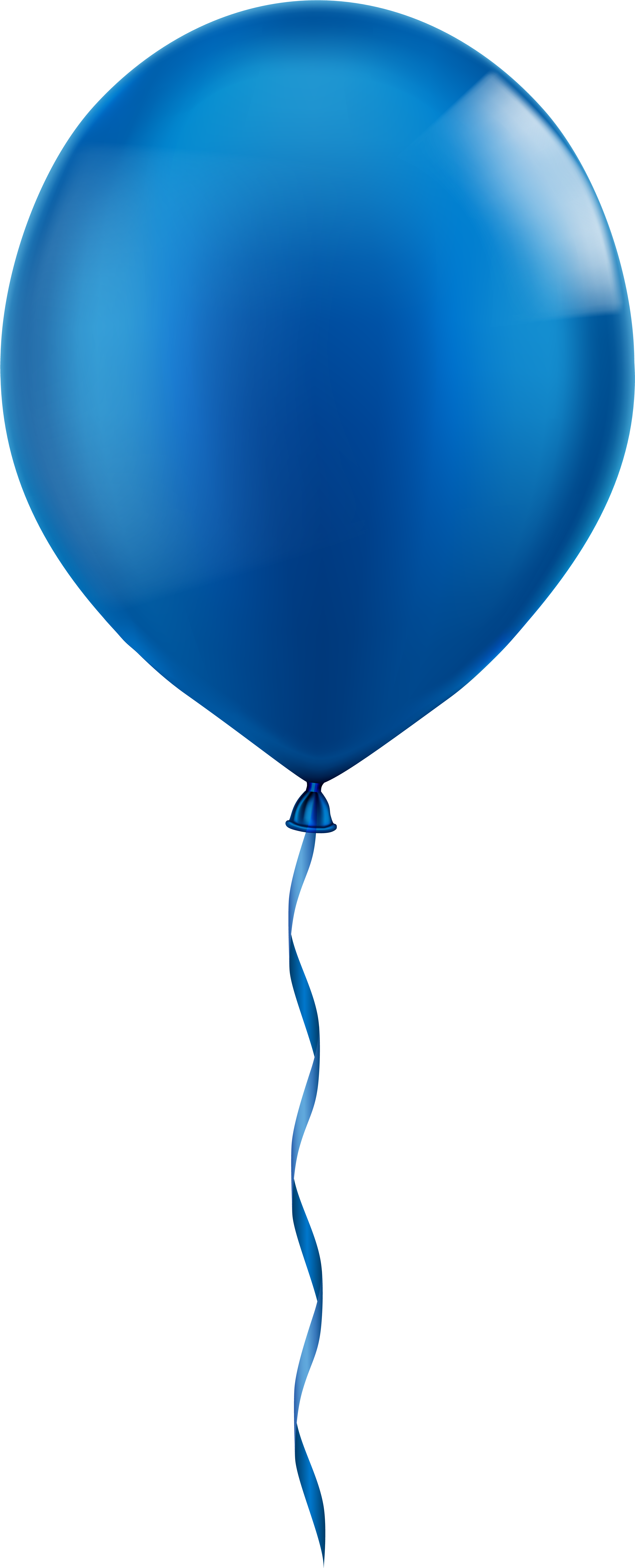 Blue Balloon Png (3344x8000), Png Download