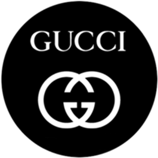 gucci logo black and white