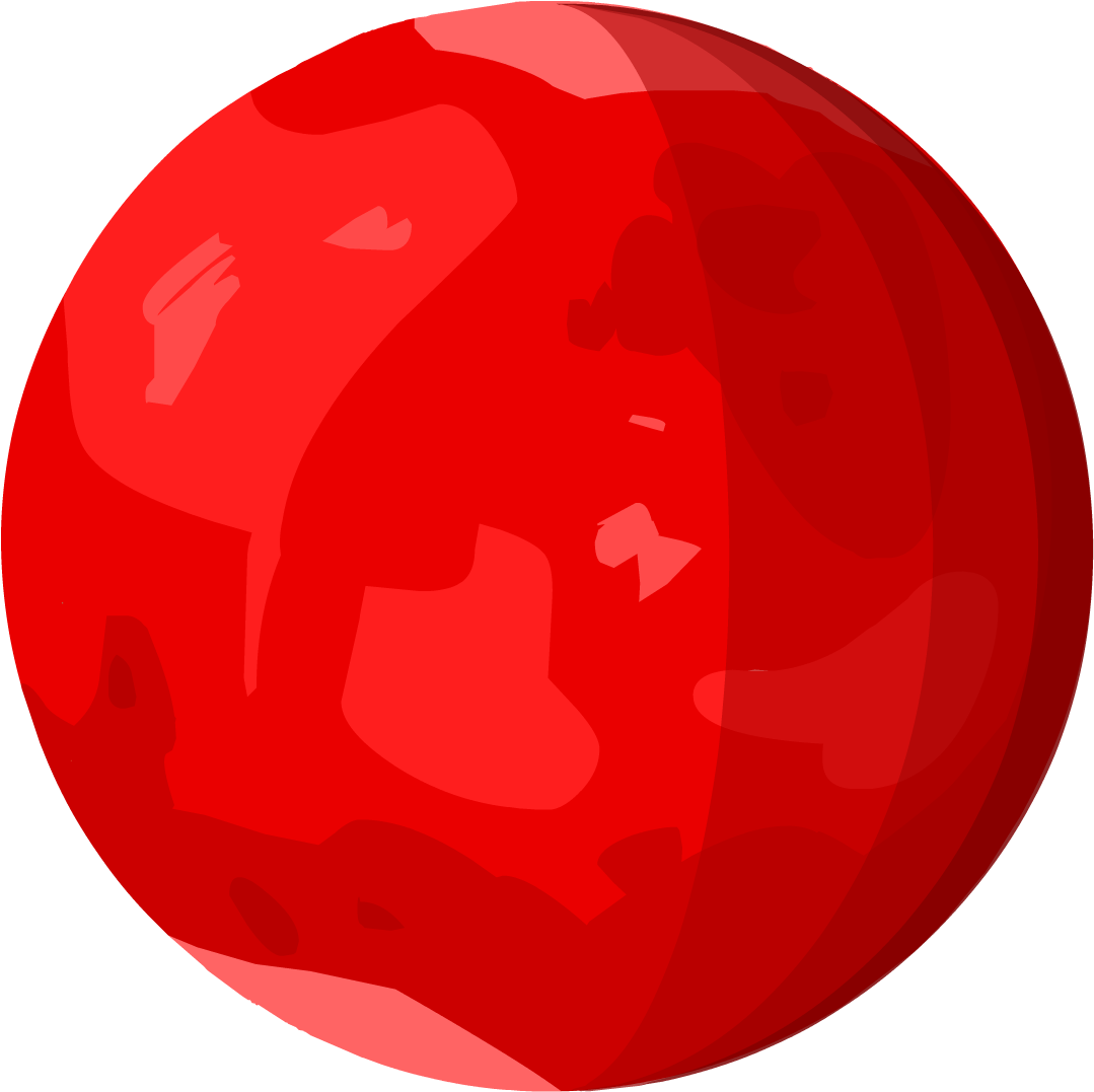 Beta Team Solar System Game Over Planet - Mars Planet Logo (1150x1150), Png Download
