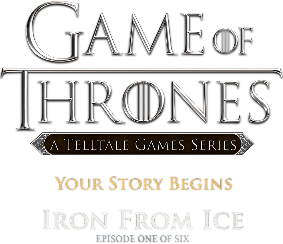 Game Of Thrones Logo Png Image - Game Of Thrones Telltale Games Logo (990x851), Png Download