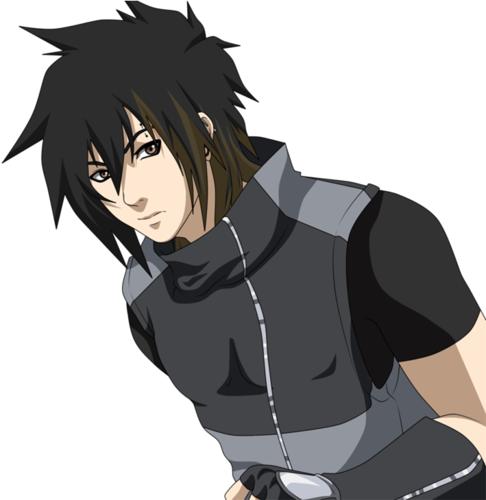 Kouwa - Naruto Oc Black Hair (1024x729), Png Download