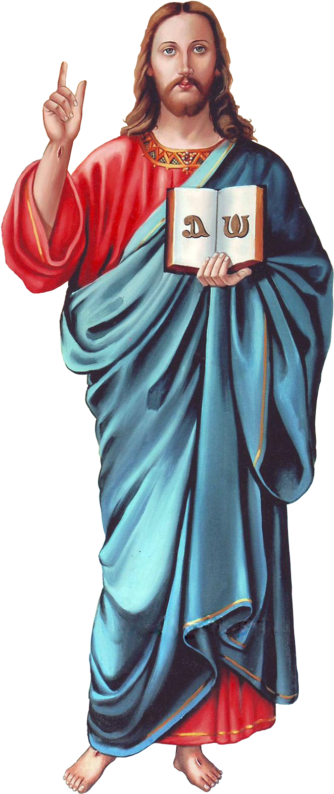 Png Jesus - Jesus Png (802x1695), Png Download