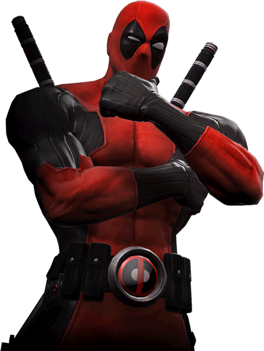 Wade Wilson From Deadpool (video Game) 001 - Deadpool Game Png (537x708), Png Download