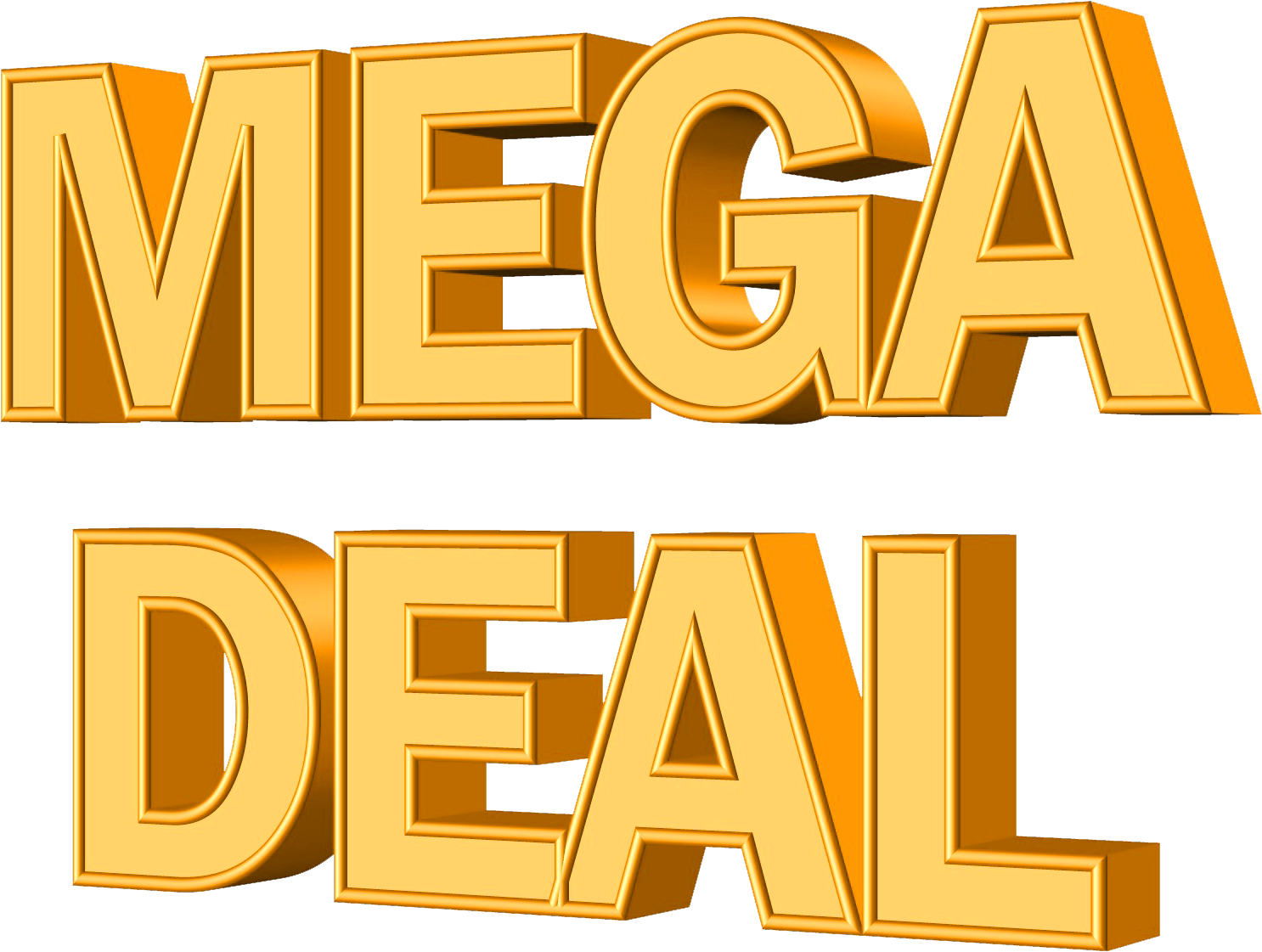 Mega Deal Png Transparent Image - Mega Deal (500x365), Png Download