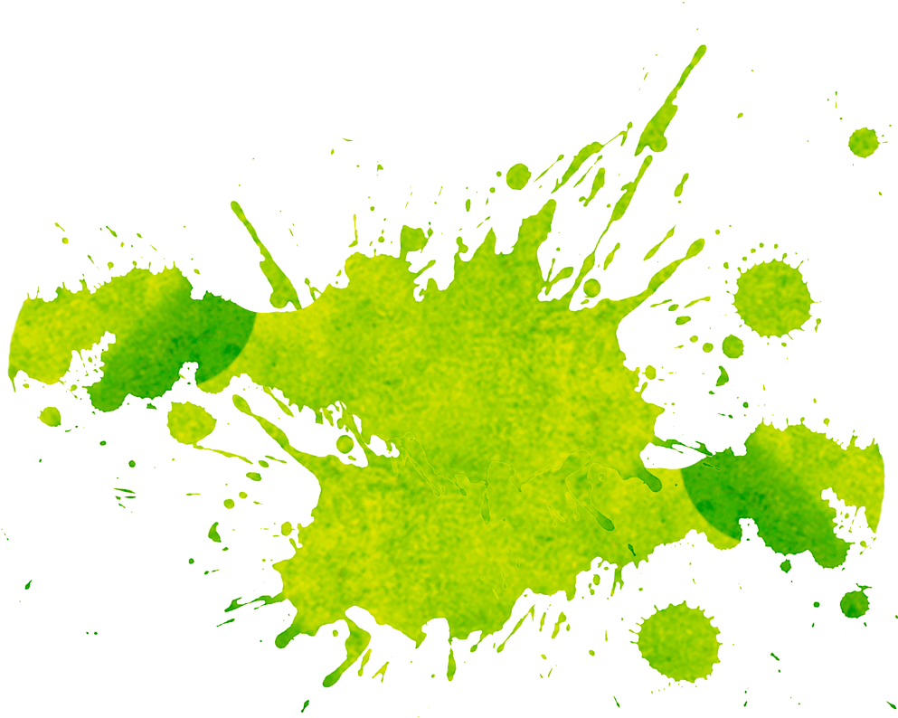 Green Splash Png - Green Paint Splatter Png (1000x905), Png Download