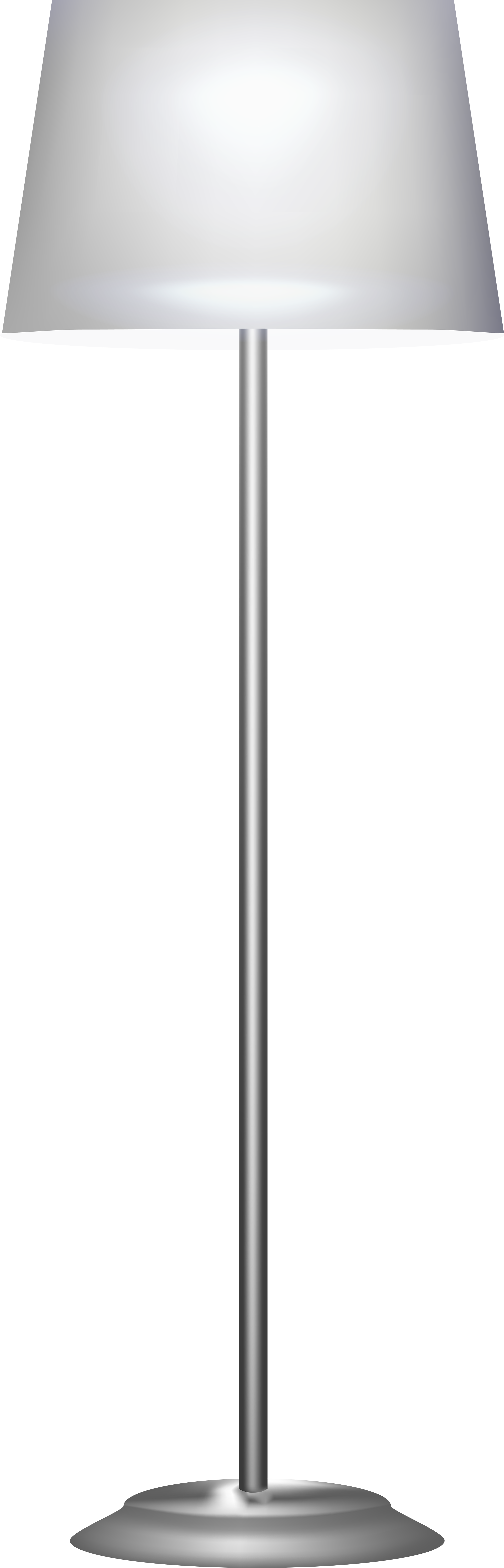 White Floor Lamp Png Clip Art - Clip Art (2566x8000), Png Download