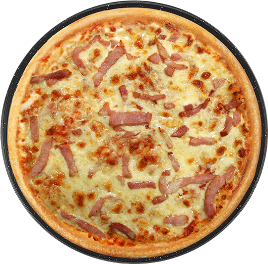 Cheese And Bacon Pizza (551x551), Png Download