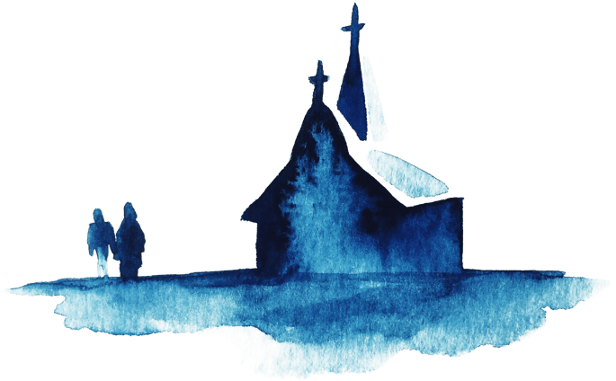 Domestic Violence And The Australian Church / Safer - Watercolor Church Png (685x424), Png Download