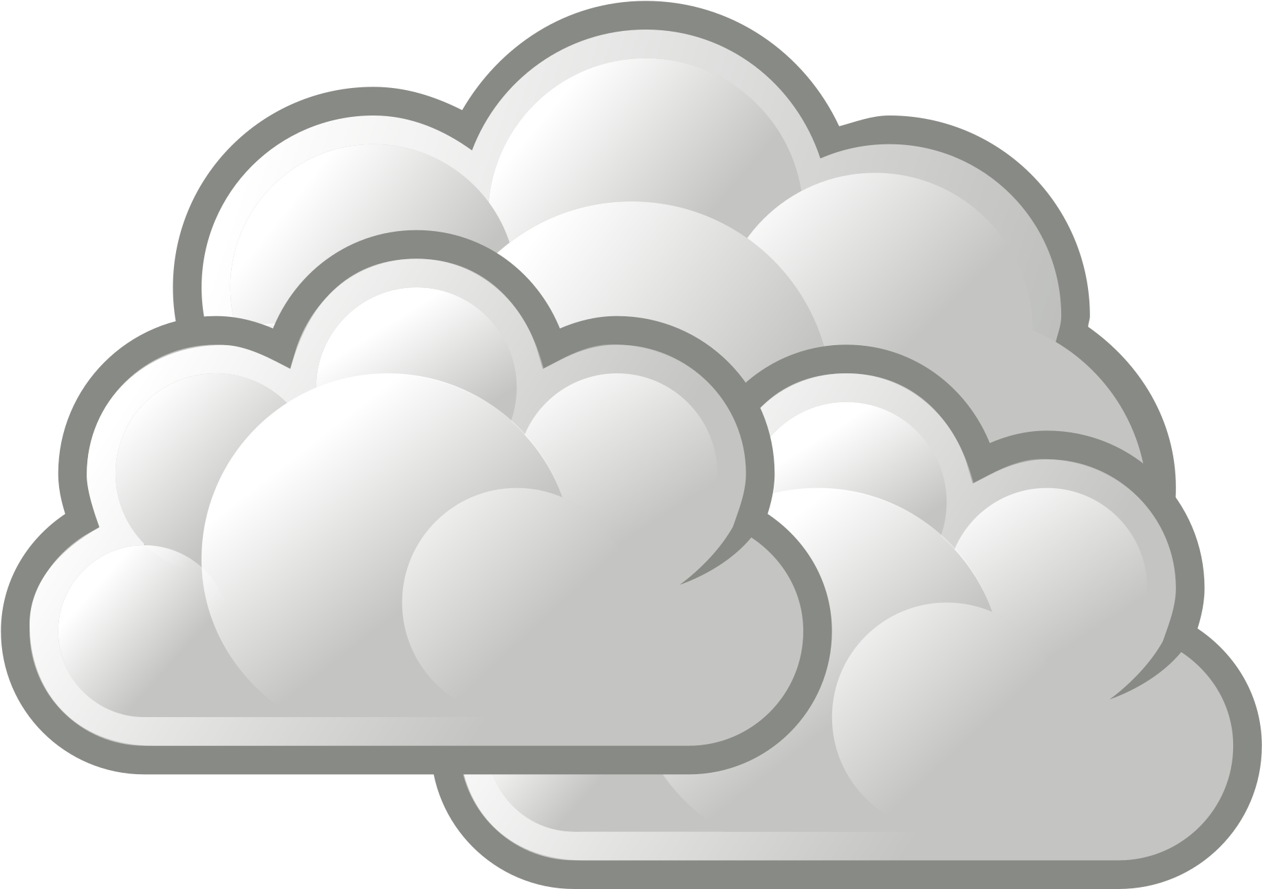 Clouds - Cloudy Clipart (640x451), Png Download