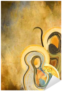 Christmas Religious Nativity Scene, Holy Family Abstract - Christmas Day (400x400), Png Download