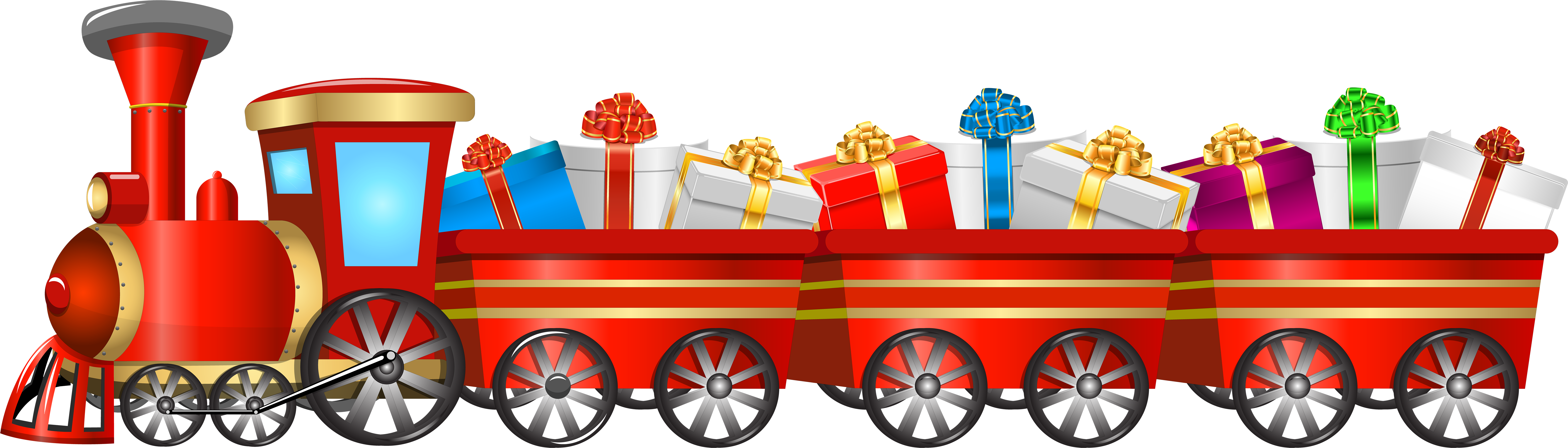 Train Png (8000x2367), Png Download