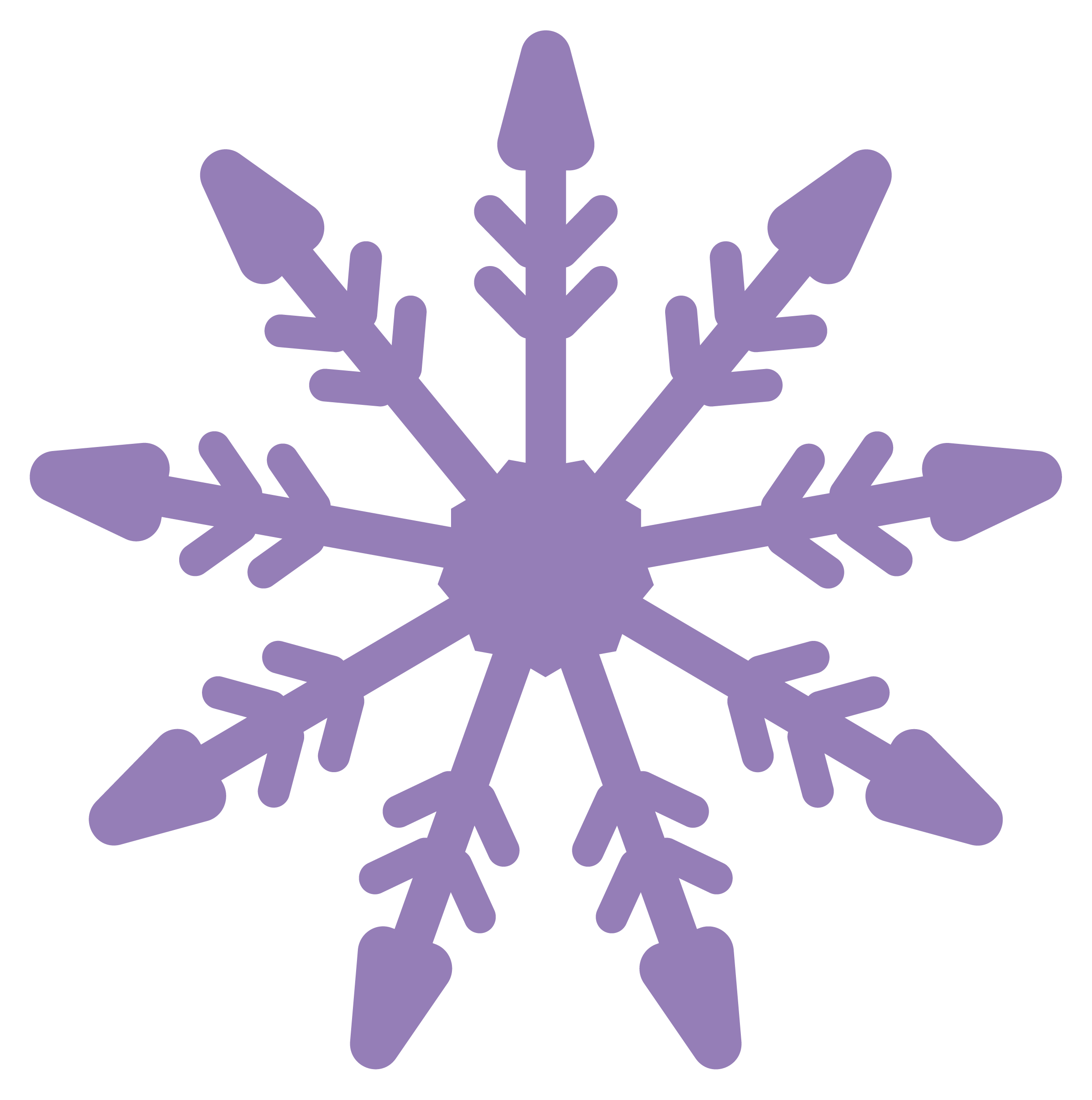 Download Snowflake Cartoon Drawing - Cartoon Snowflakes PNG Image with No  Background 