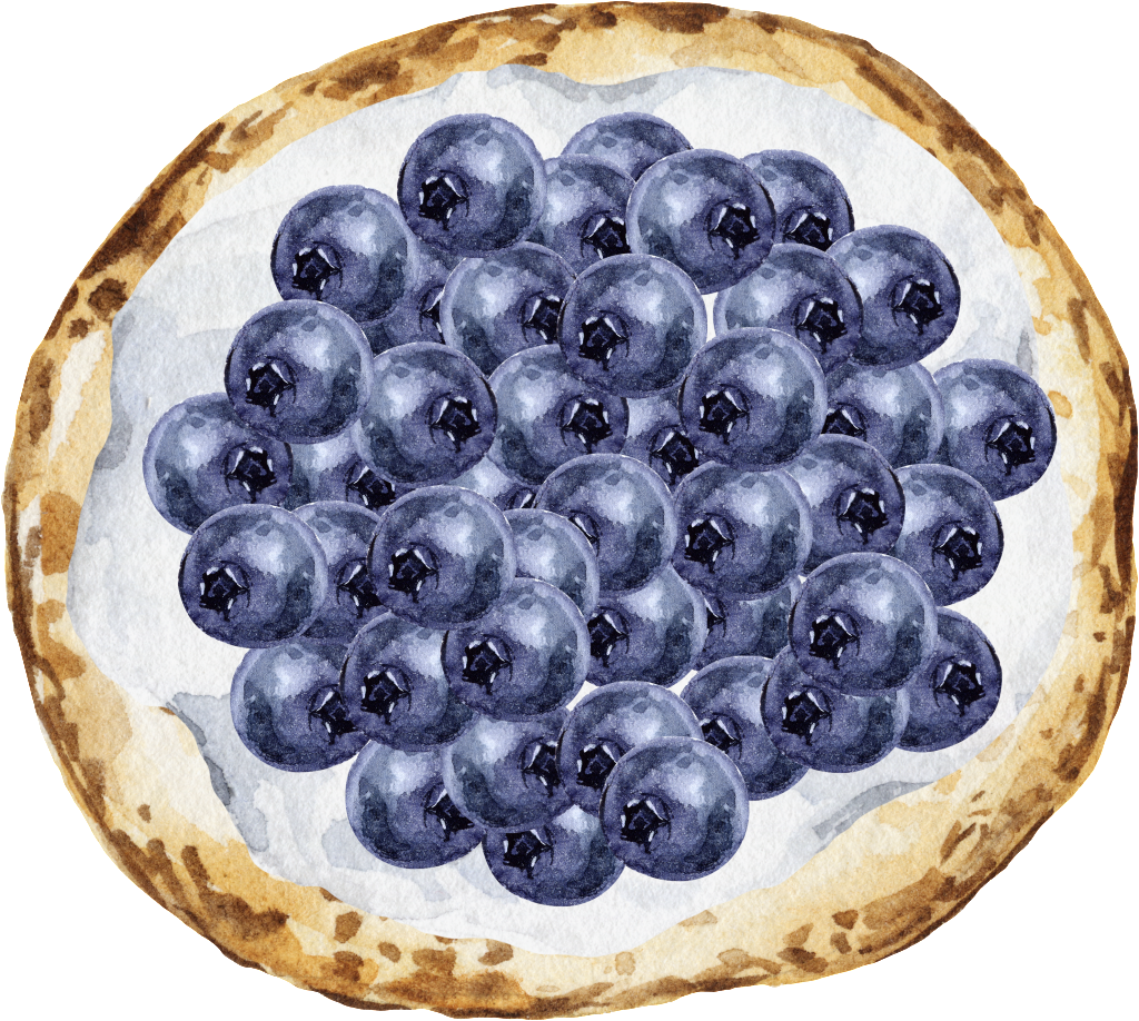 Hand Painted Fruit Pizza Png Transparent - Fruit (1024x918), Png Download