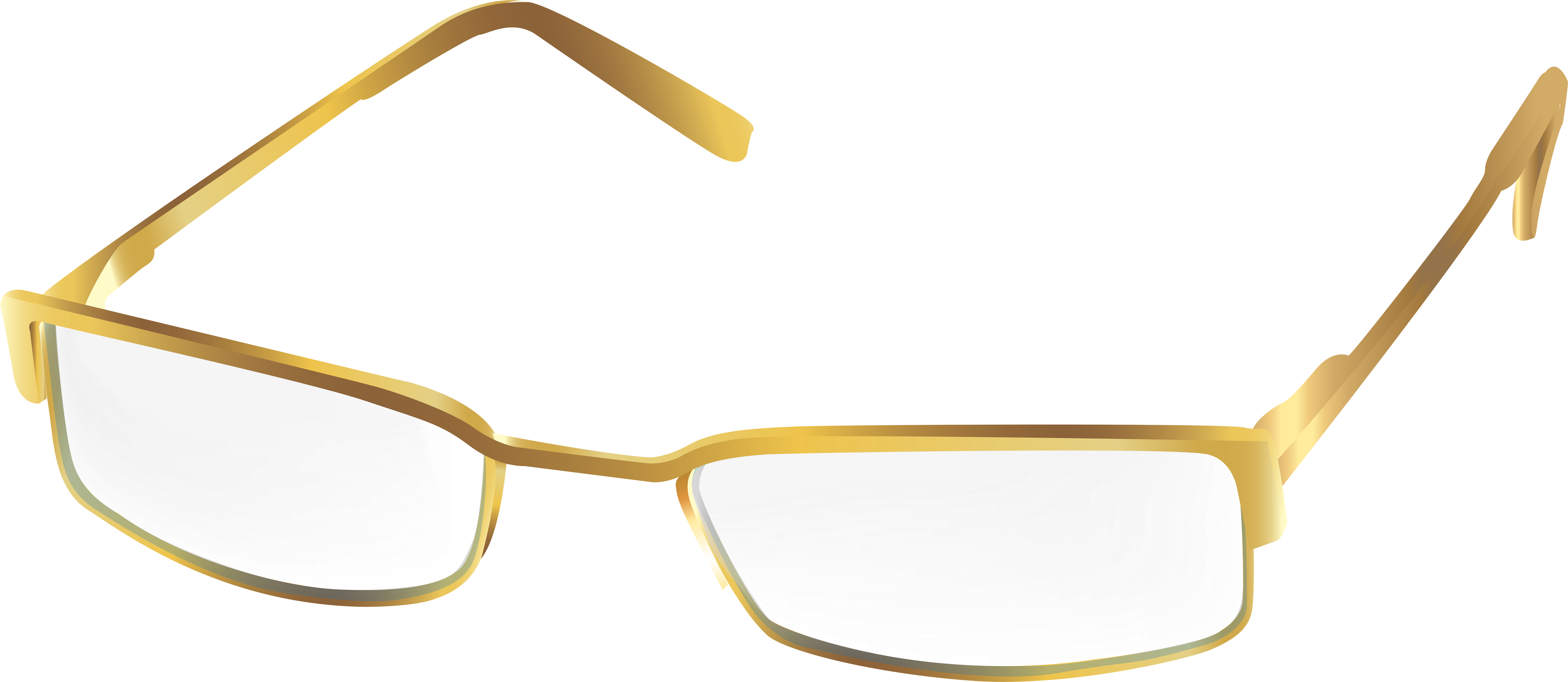 Spectacles Clipart Transparent - Glasses (8000x3477), Png Download