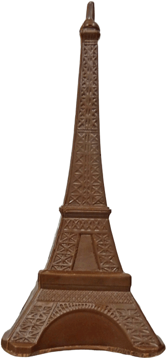 Chocolate Eiffel Tower Centerpiece - Obelisk (350x739), Png Download
