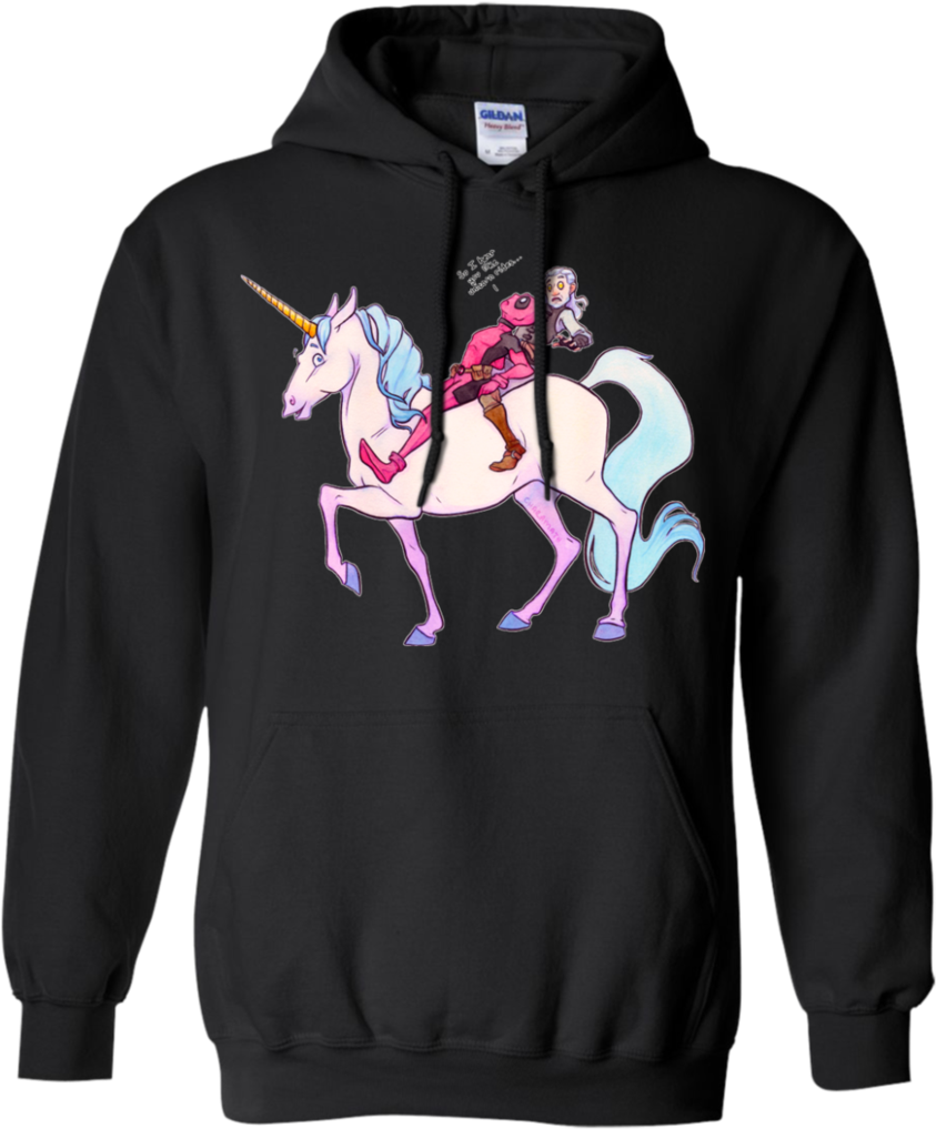 Deadpoolwitcher Unicorn Ride Watercolor T Shirt & Hoodie - Hello Kitty Gangster Hoodie (1024x1024), Png Download