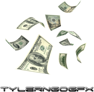 Money Falling From The Sky Png - Money Falling Transparent Background (400x394), Png Download