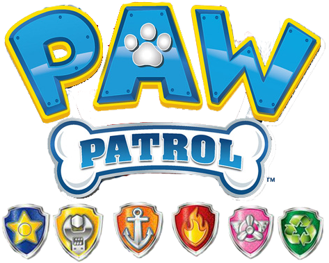 Logo Paw Patrol Logo Patrulla Canina Patrulla De - Huesos De Paw Patrol (472x404), Png Download