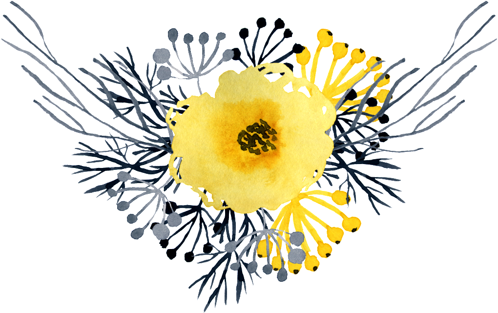 This Graphics Is Watercolor Yellow Flower About Watercolor, - Watercolor Painting (1024x752), Png Download