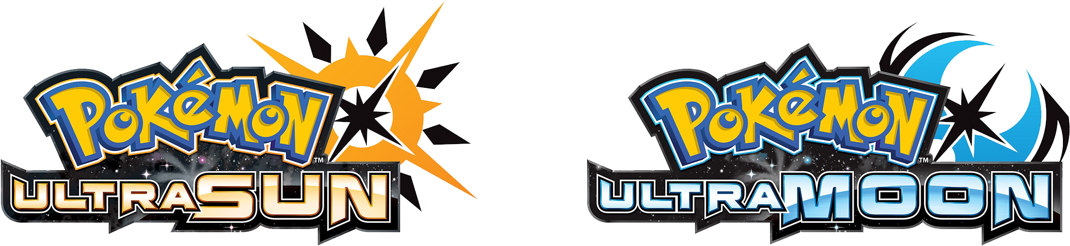 14972103810025 - Nintendo Pokemon Ultra Sun (2398x590), Png Download