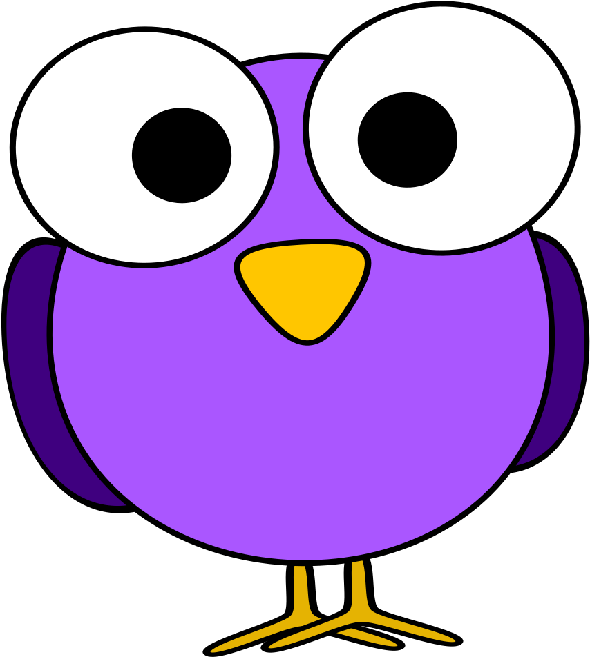 Bird Cartoon Googly Eyes Cuteness - Googly Eye Bird (672x750), Png Download